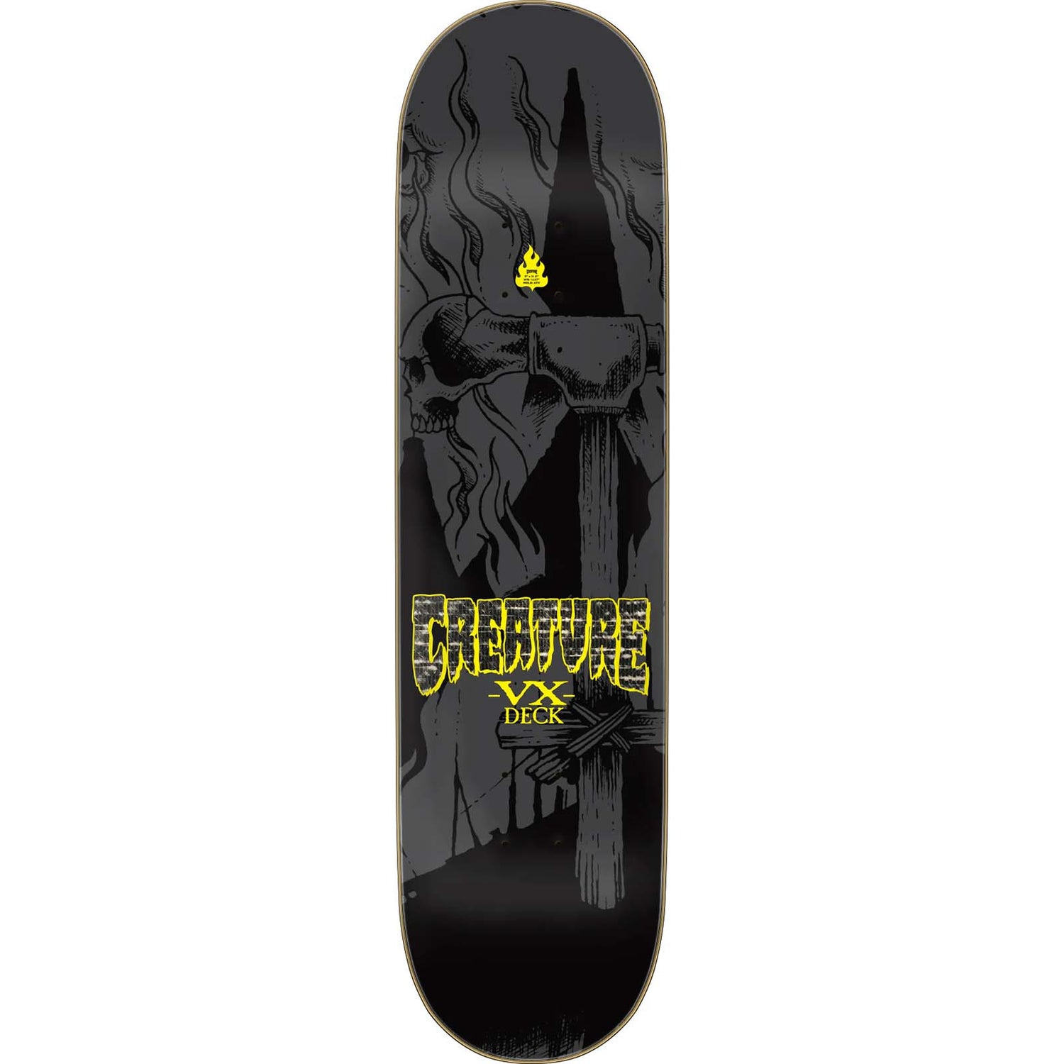 Creature VX Pro Tripz Skateboard Deck - Baekkel 8"