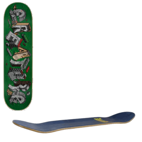 Creature Slab DIY Skateboard Deck - Green 7.75''