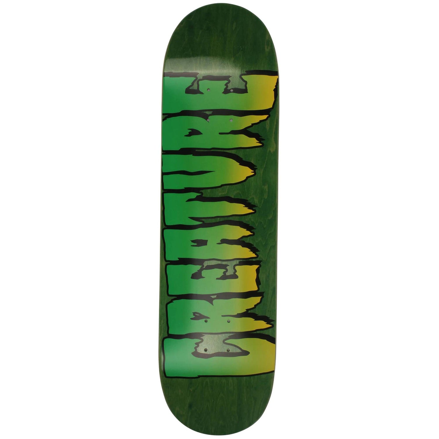 Creature Logo Stump Skateboard Deck - Green 8.5''