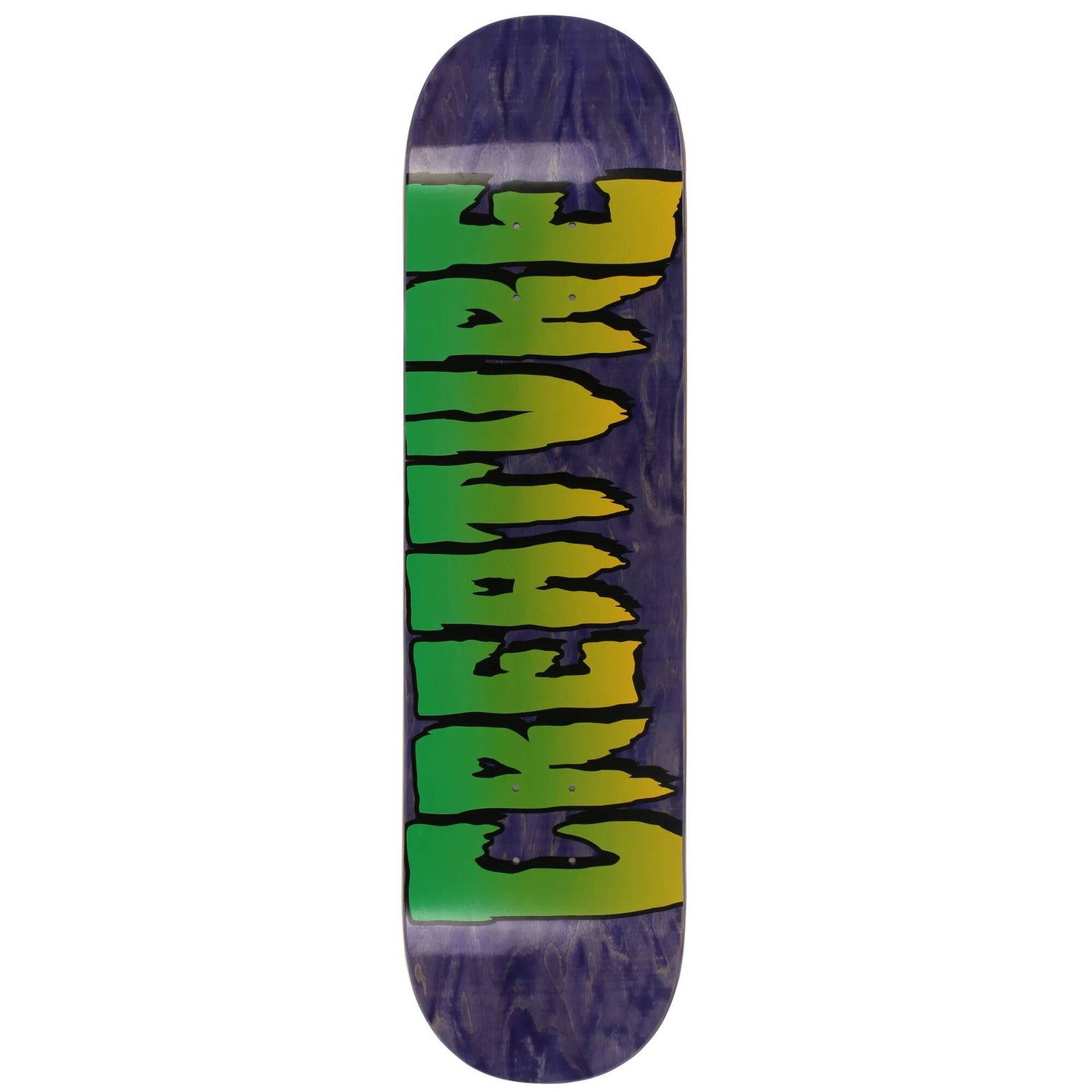 Creature Logo Stump Skateboard Deck - Purple 8.25''