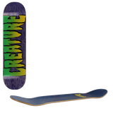 Creature Logo Stump Skateboard Deck - Purple 8.25''