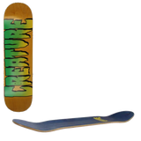 Creature Logo Stump Skateboard Deck - Yellow 8''