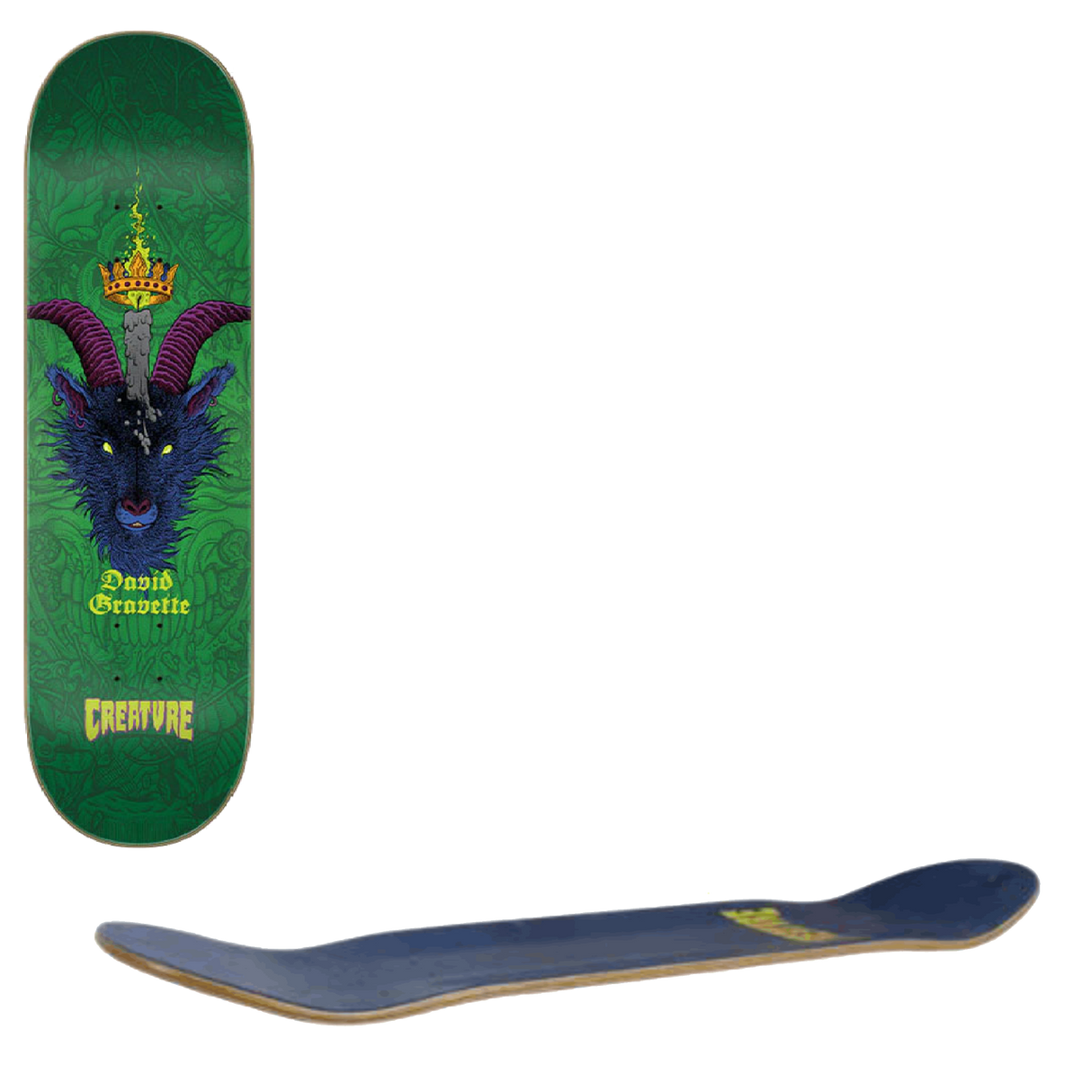 Creature Gravette Archfiend Everslick Skateboard Deck - 8.3"