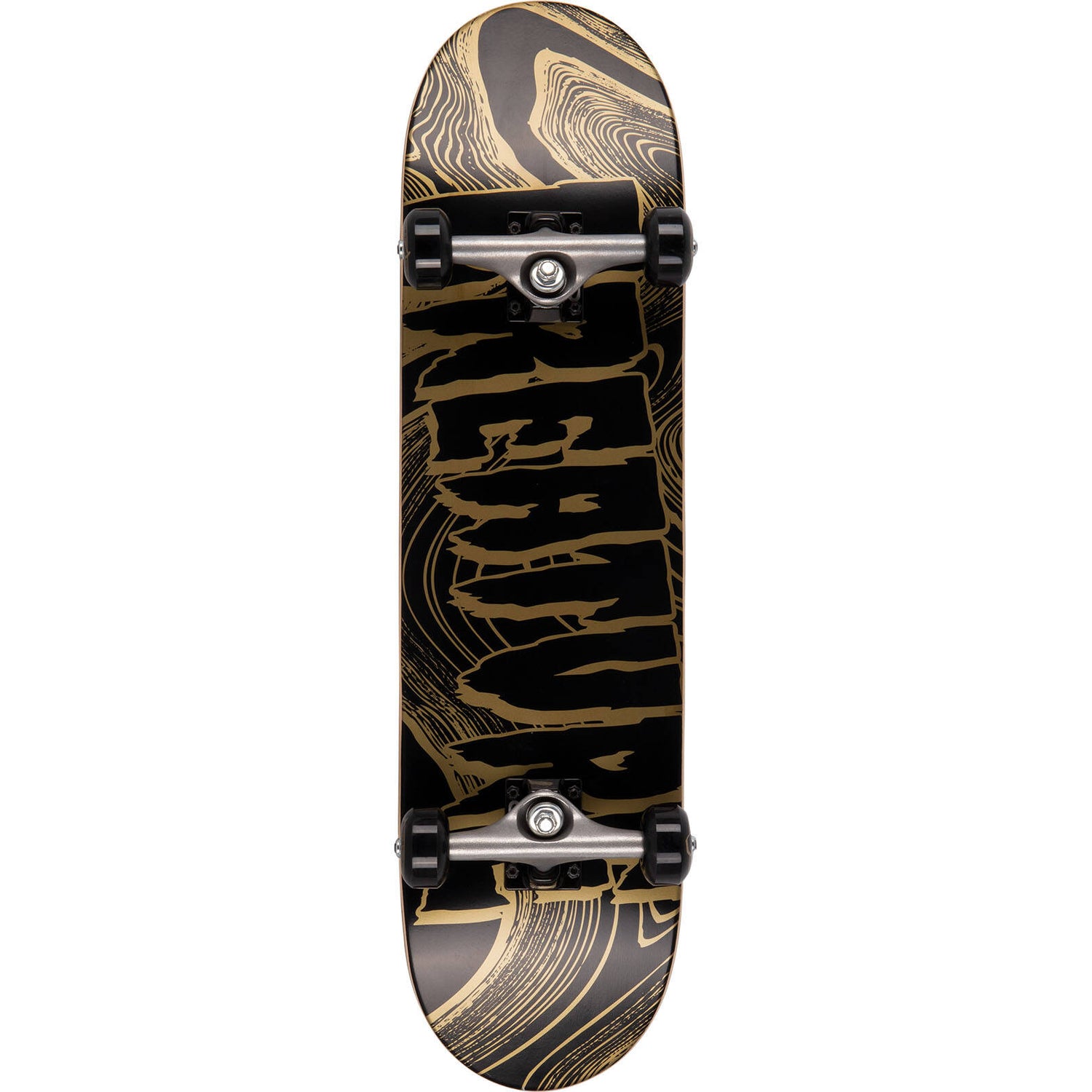 Creature Metallic Swirl Logo Complete Skateboard - 7.75"