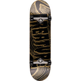 Creature Metallic Swirl Logo Complete Skateboard - 7.75"