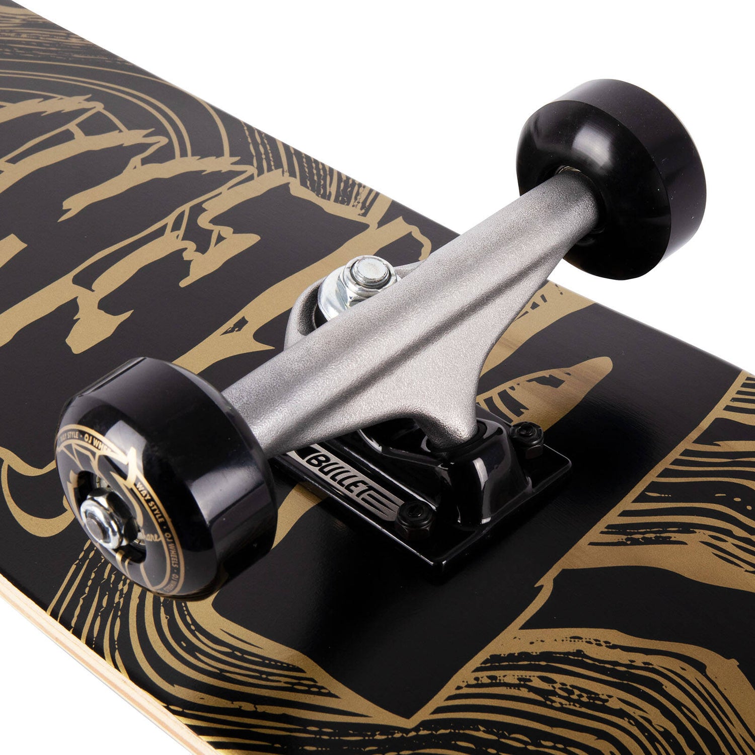 Creature Metallic Swirl Logo Complete Skateboard - 7.75"