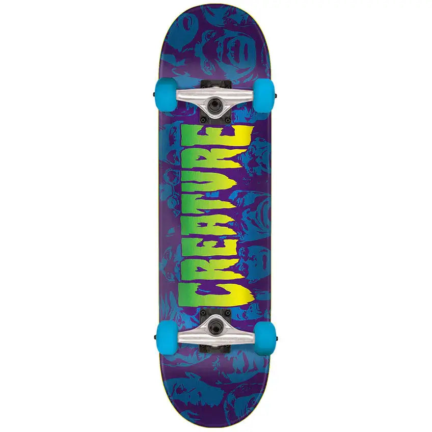 Creature Faces Mini Complete Skateboard - 7.5'' 