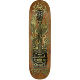 Creature Kimbel Gas Can Flame Skateboard Deck - Brown 9''