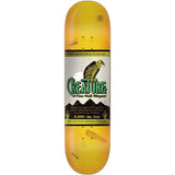 Creature Malt Sliquor Skateboard Deck - Yellow 8.375''
