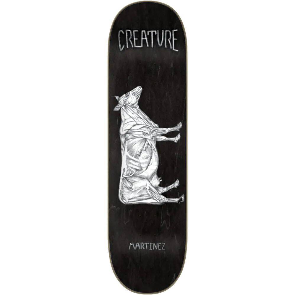 Creature Martinez La Vaca Argentina Skateboard Deck - Black 8.6''