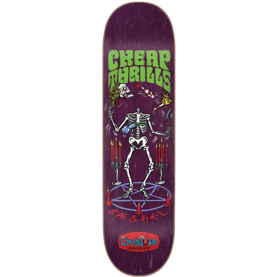 Creature Baekkel Cheap Thrills Skateboard Deck - Multi 8.375''