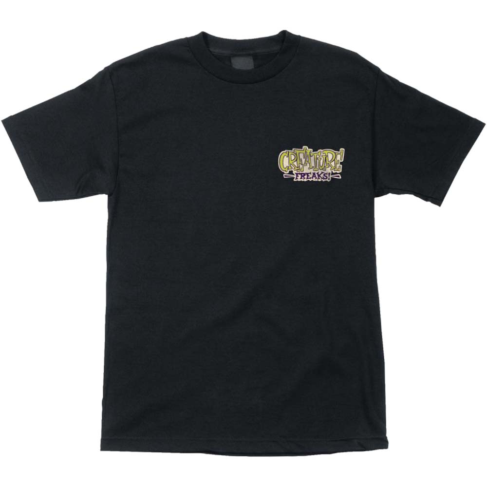 Creature Freaks T Shirt - Black