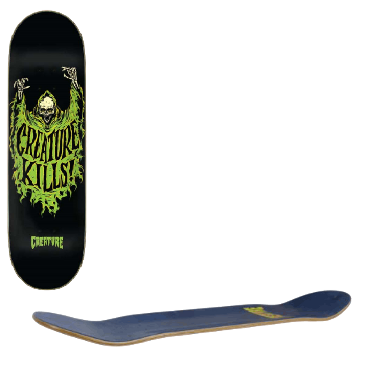 Creature Reaper Kills Skateboard Deck - 8.5"