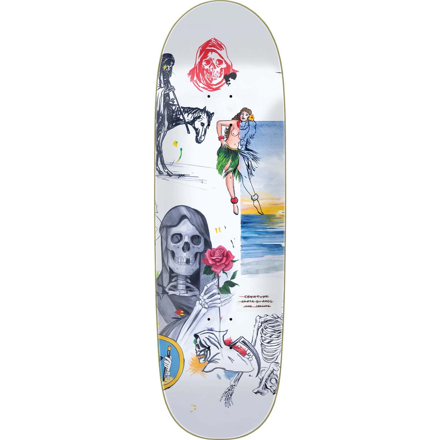 Creature Gardner Retreat Everslick Skateboard Deck 8.8"