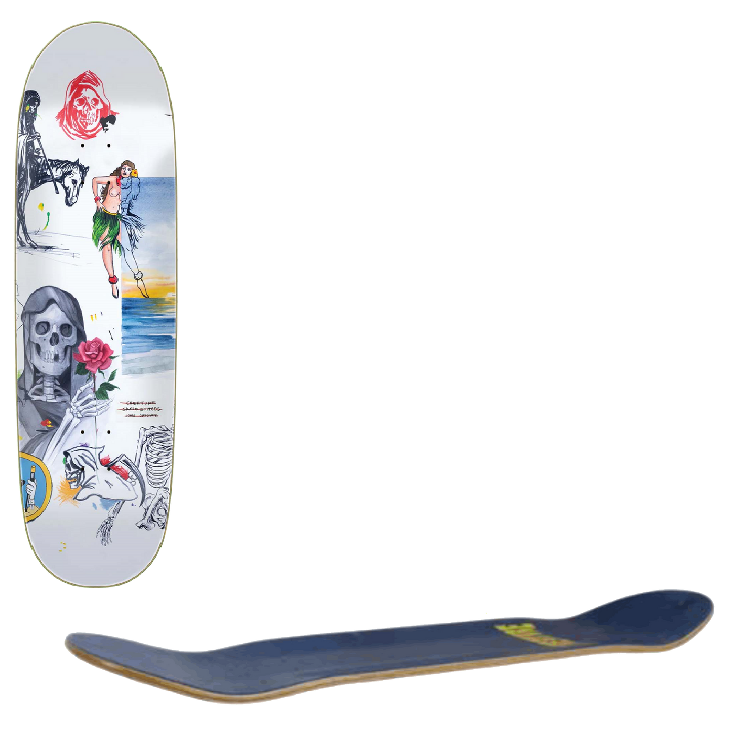 Creature Gardner Retreat Everslick Skateboard Deck 8.8"