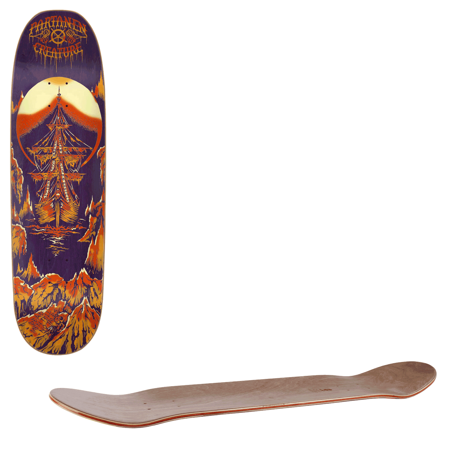 Creature Ship Of Hesh Skateboard Deck - Partanen 8.8"