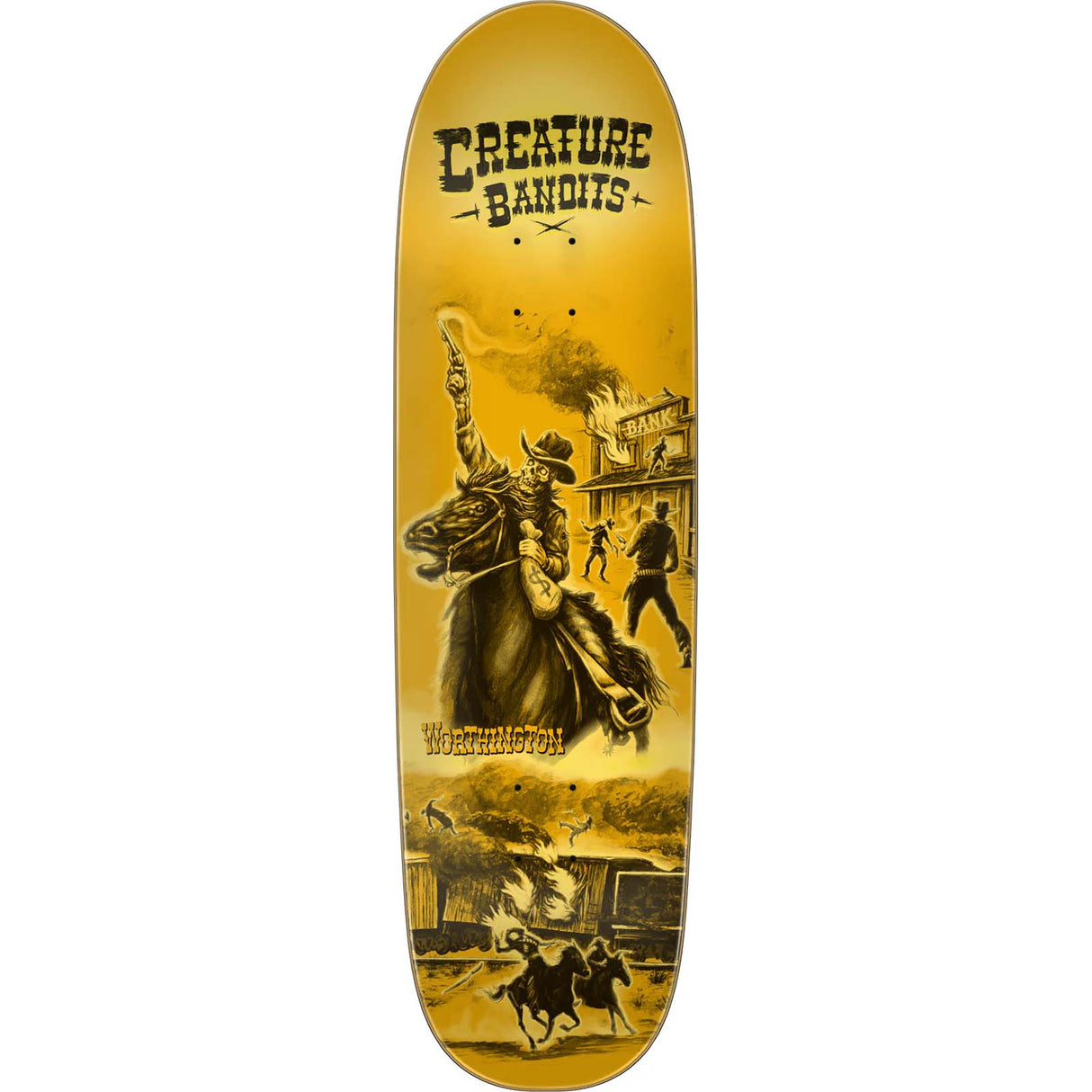 Creature Bandits Skateboard Deck - Worthington 8.8"