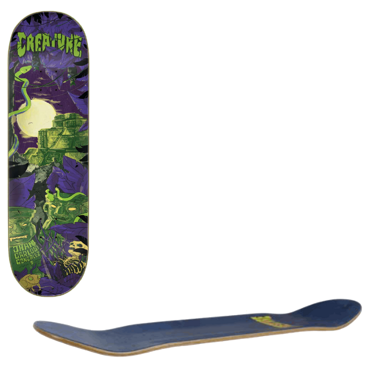 Creature Temple Skateboard Deck - Gonzalez 8.375"