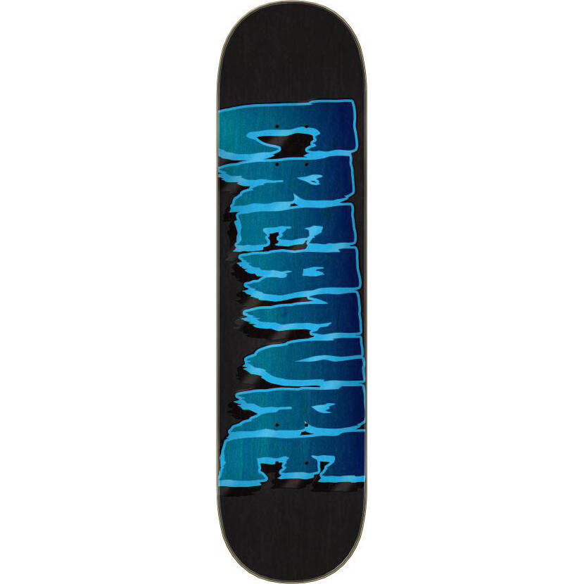 Creature Logo Outline Stumps Skateboard Deck - Black/Blue 8''