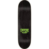Creature Logo Outline Stumps Skateboard Deck - Black/Green 8.6''