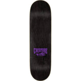 Creature Logo Outline Stumps Skateboard Deck - Black/Orange 8.51''