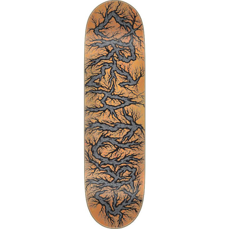 Creature Stixz Skateboard Deck - Orange/Black 8.5''