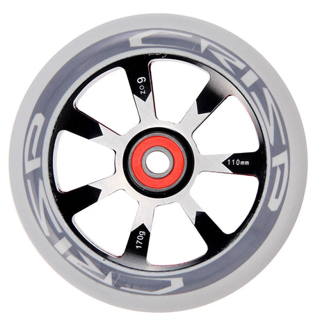 Crisp Hollowtech 110mm Scooter Wheel - Grey/Red