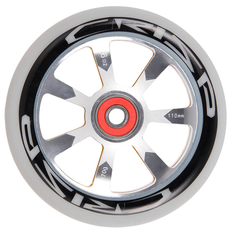 Crisp Hollowtech 110mm Scooter Wheel - Grey/Gold