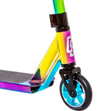 Crisp Surge Stunt Scooter - Chrome Blue/Green/Purple