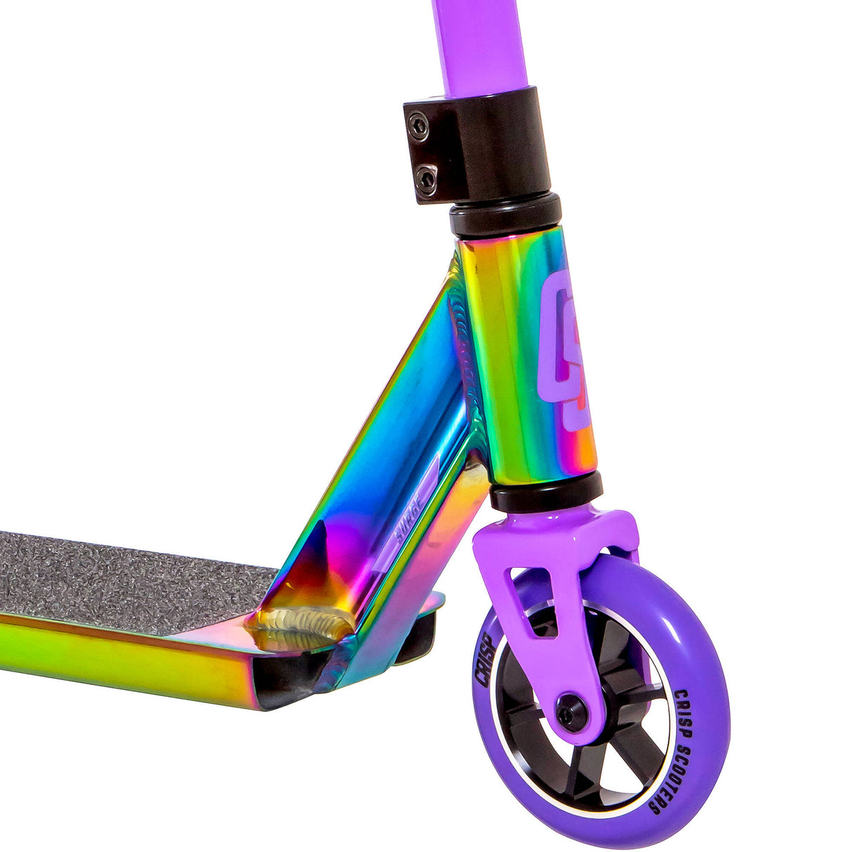 Crisp Surge Stunt Scooter - Colour Chrome/Purple