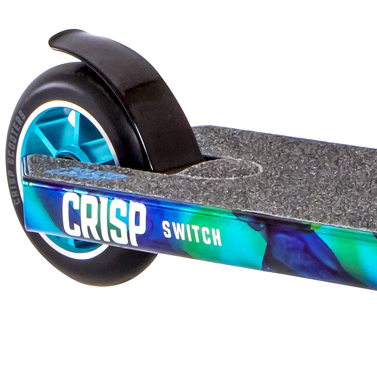 Crisp Switch Stunt Scooter - Chrome Cloudy Blue/Black