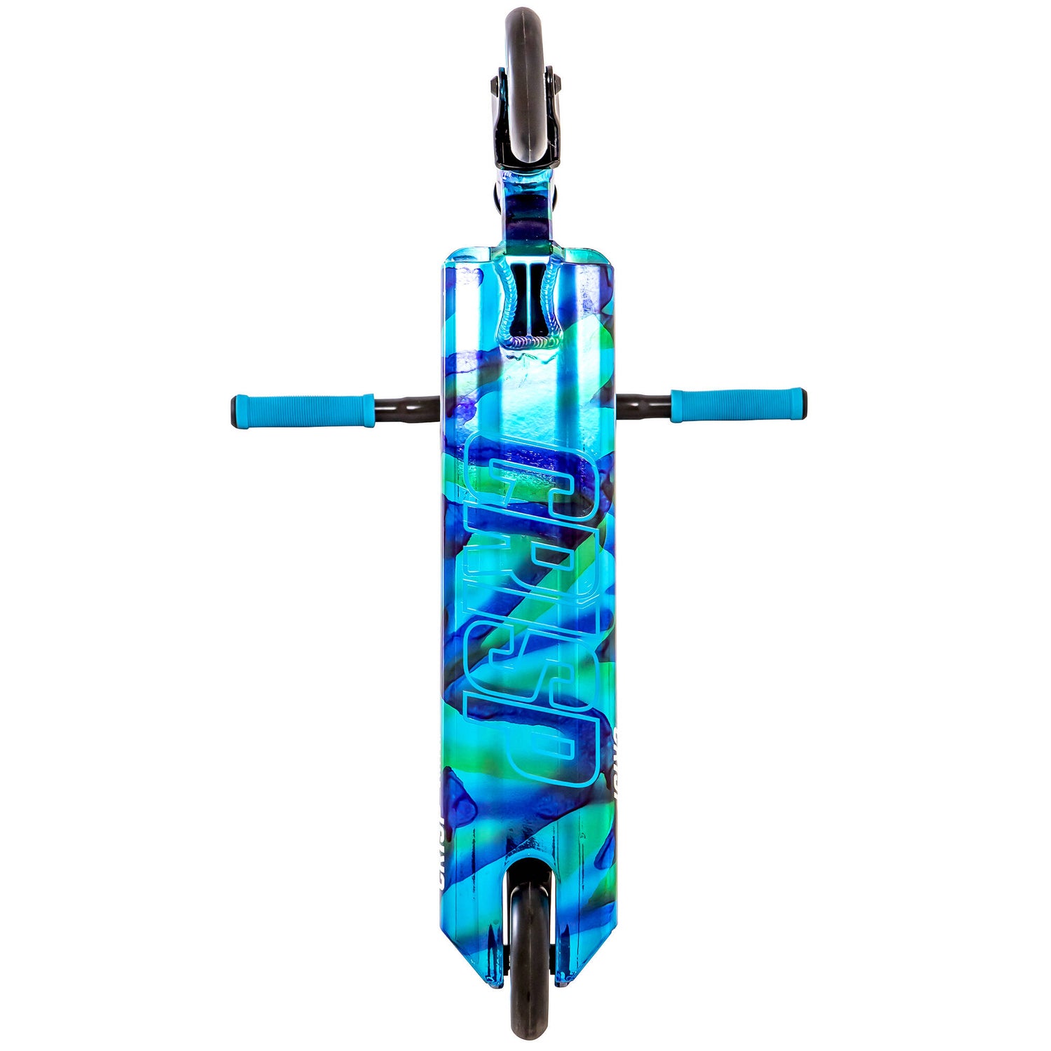 Crisp Switch Stunt Scooter - Chrome Cloudy Blue/Black