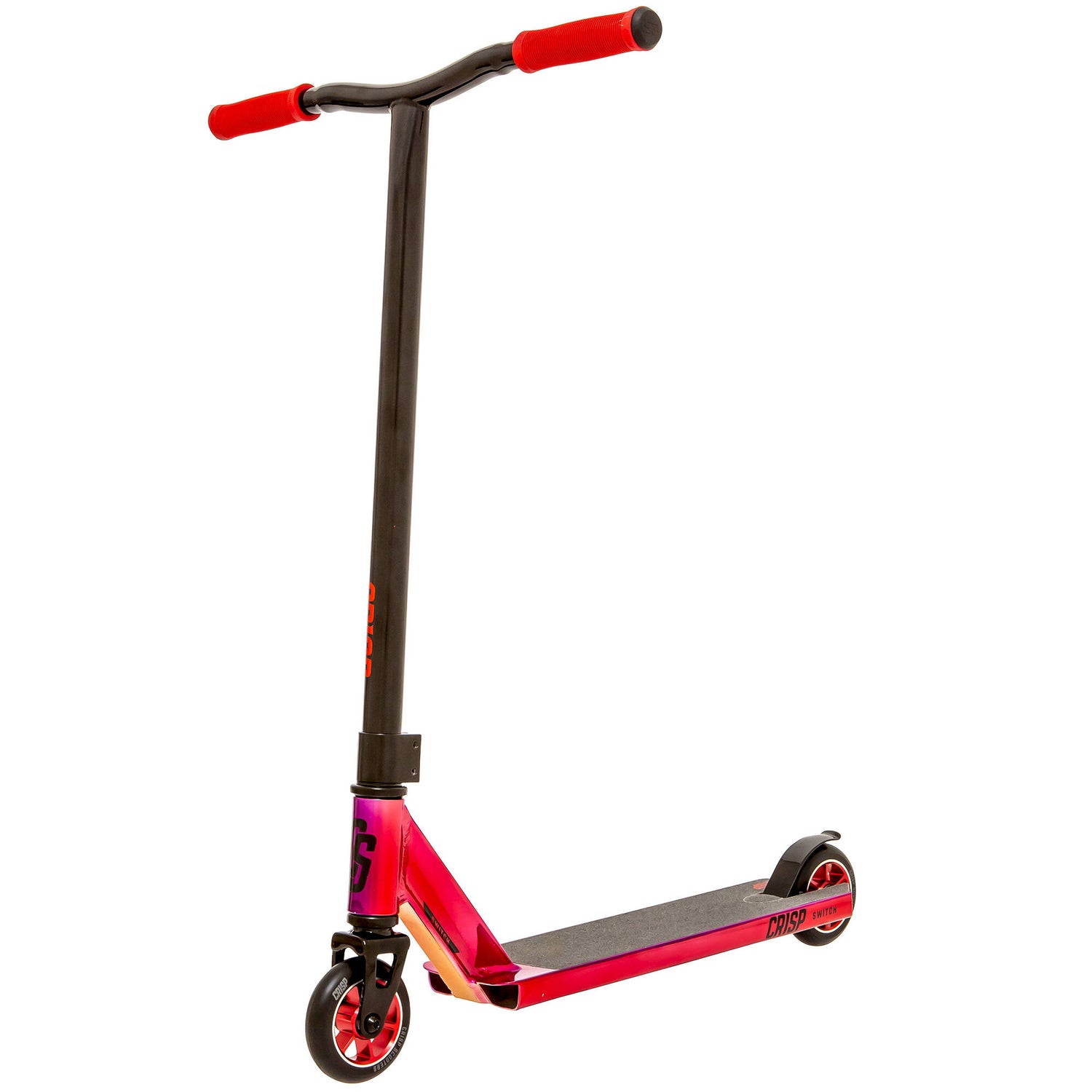 Crisp Switch Stunt Scooter - Chrome Purple/Orange/Red & Black