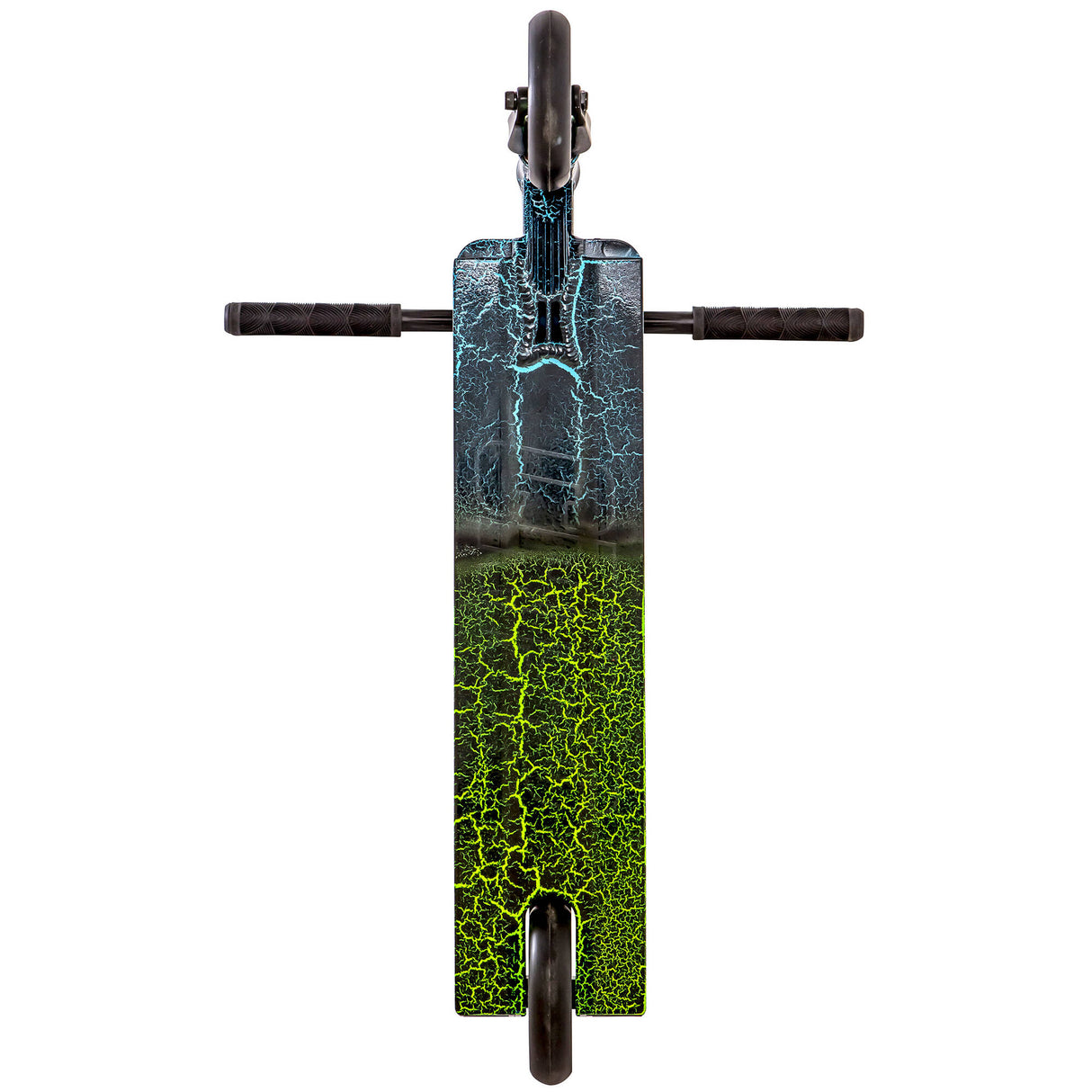 Crisp 2020 Ultima 5.0 Stunt Scooter - Blue & Green Cracking/Black
