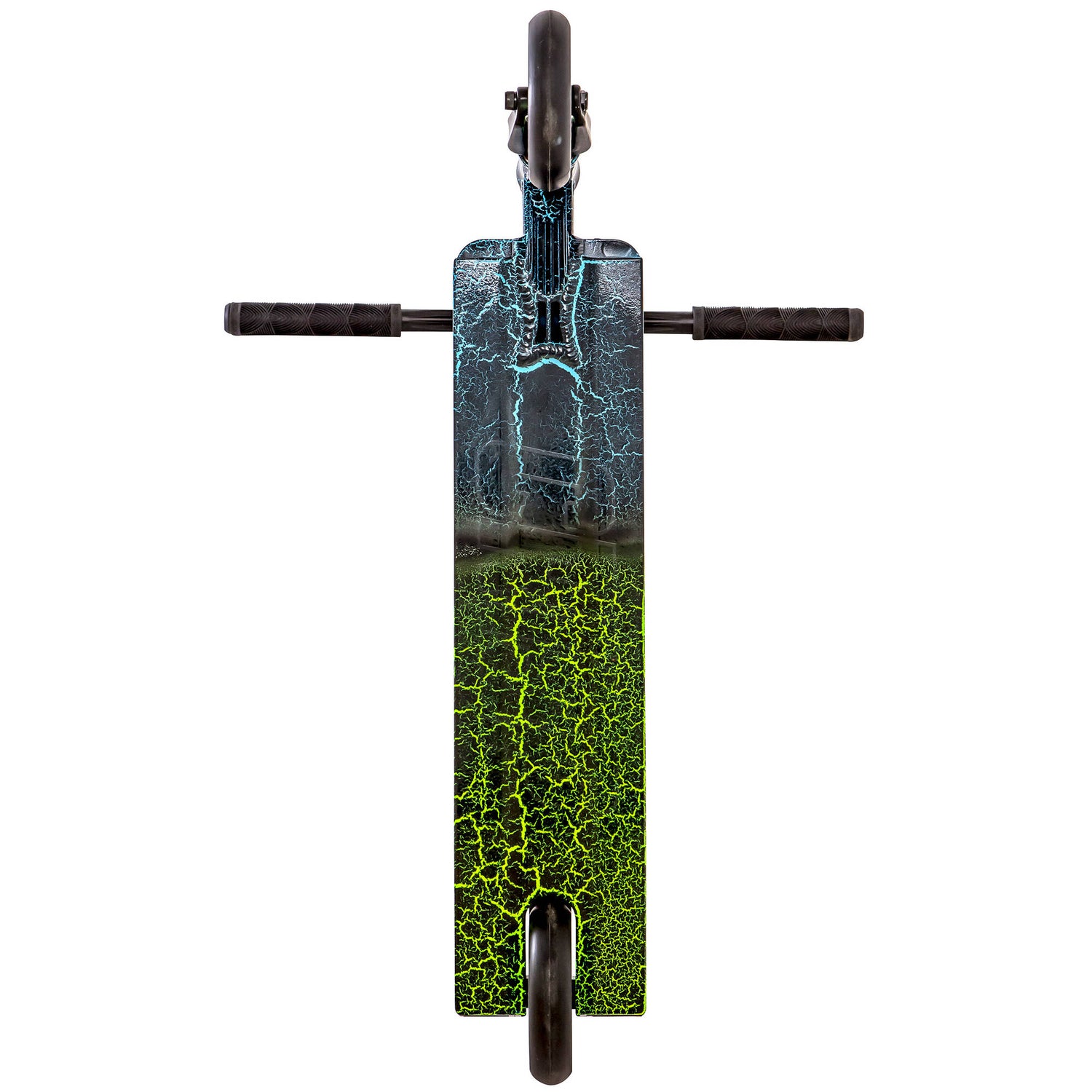 Crisp 2020 Ultima 5.0 Stunt Scooter - Blue & Green Cracking/Black