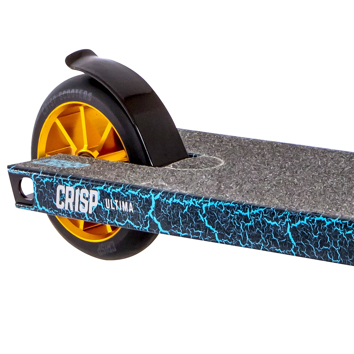 Crisp 2020 Ultima 5.0 Stunt Scooter - Gold & Blue Cracking/Black