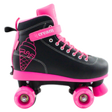 Cream Scoop Quad Roller Skates - Vivid (Black/Pink)