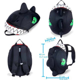 Crazy Safety Children's Backpack - Black Dragon