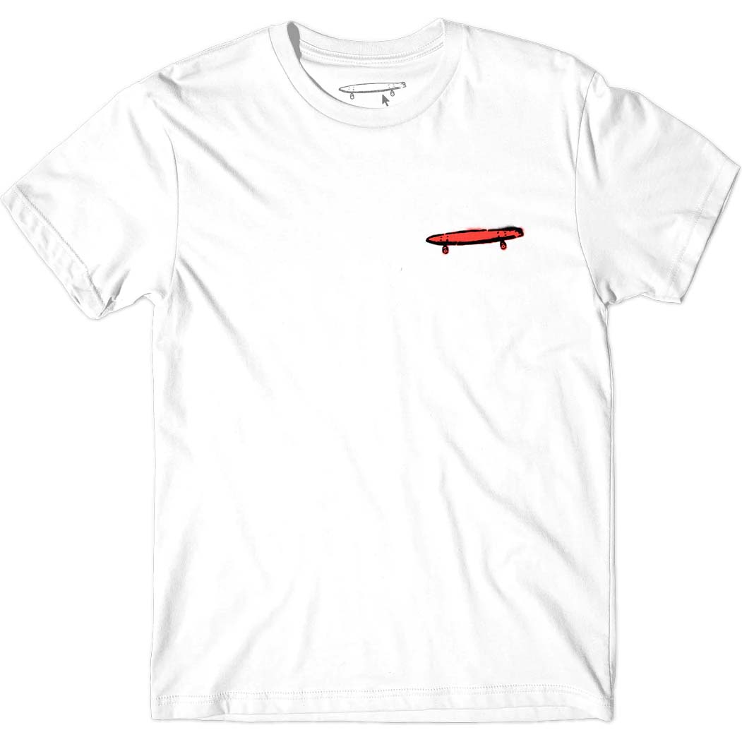 Crailtap Overspray Logo T Shirt - White