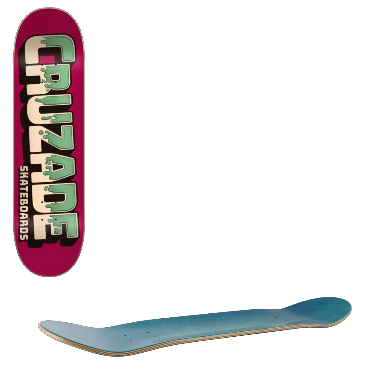 Cruzade Can Skateboard Deck 8.5''