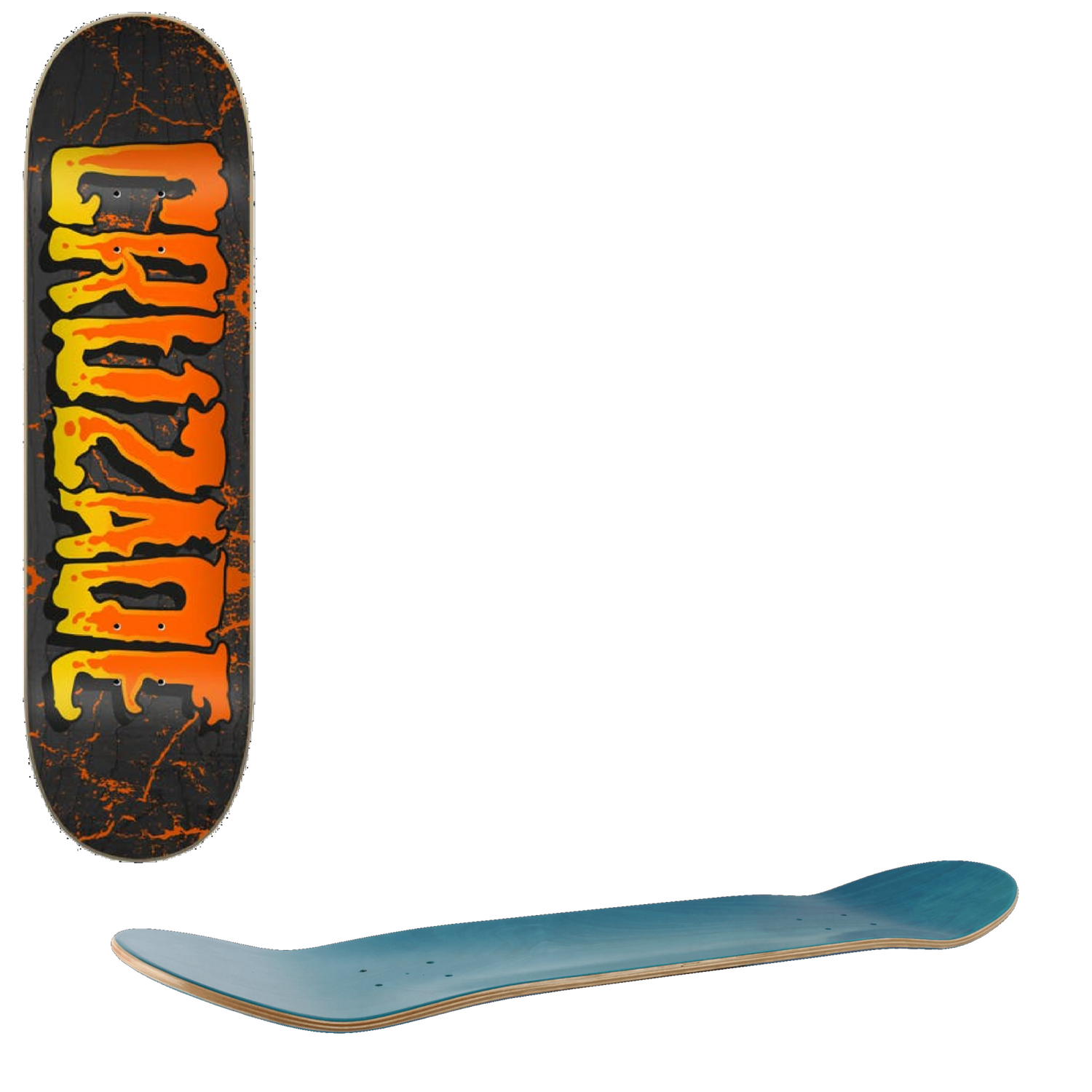 Cruzade Dark Label Skateboard Deck - 8.25''