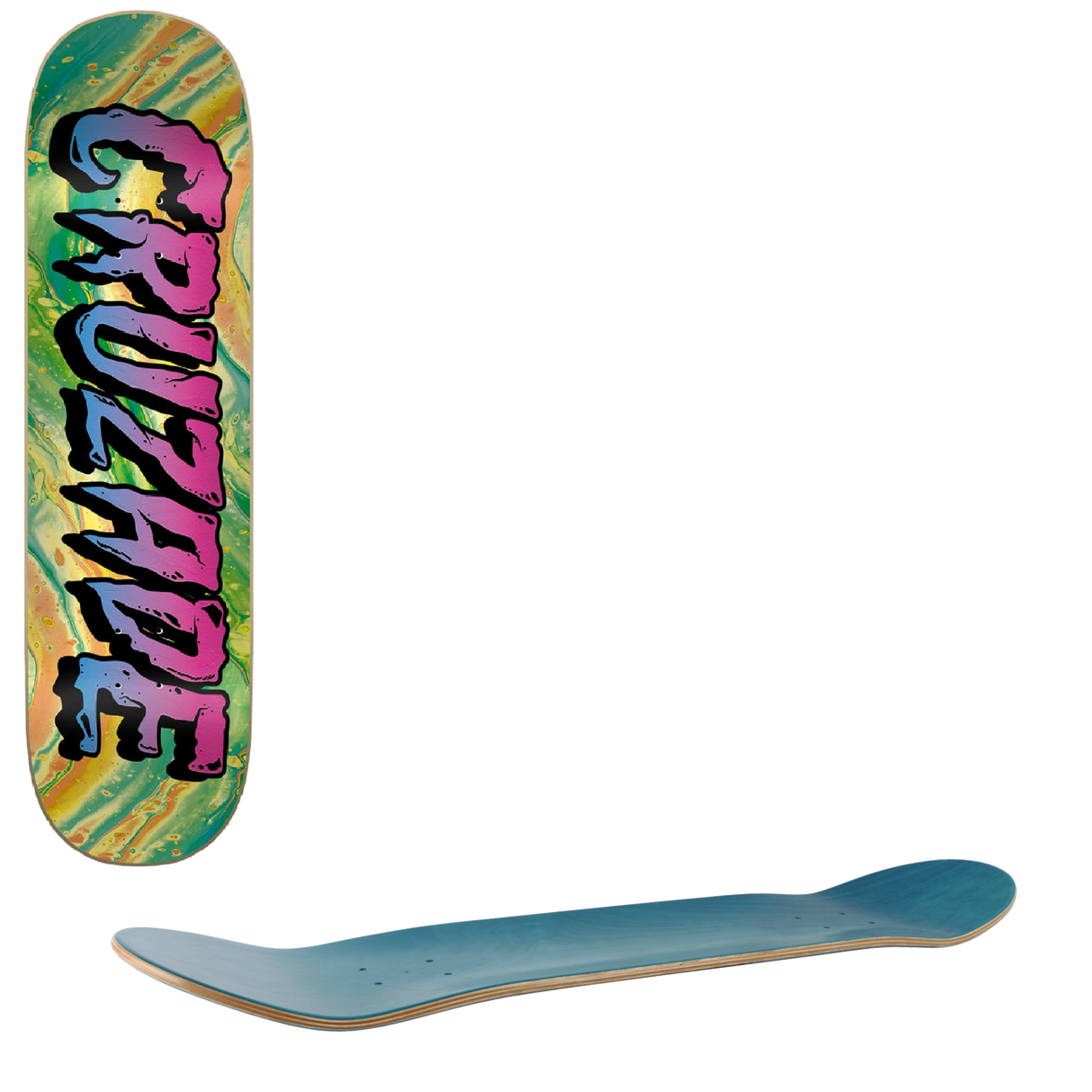 Cruzade LSD Skateboard Deck - 9''