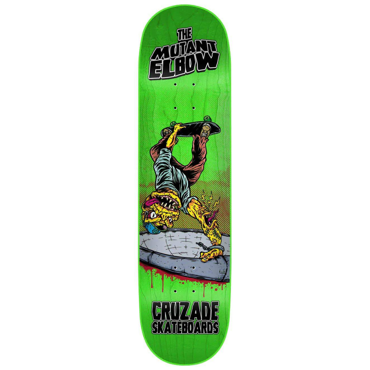 Cruzade The Mutant Elbow Skateboard Deck - 8.5''