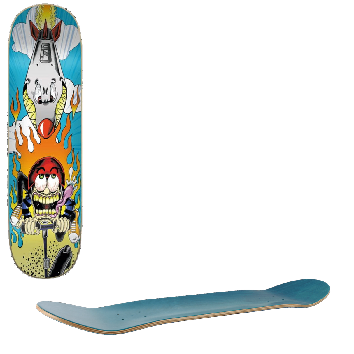 Cruzade Nuke Skateboard Deck - 8.125''