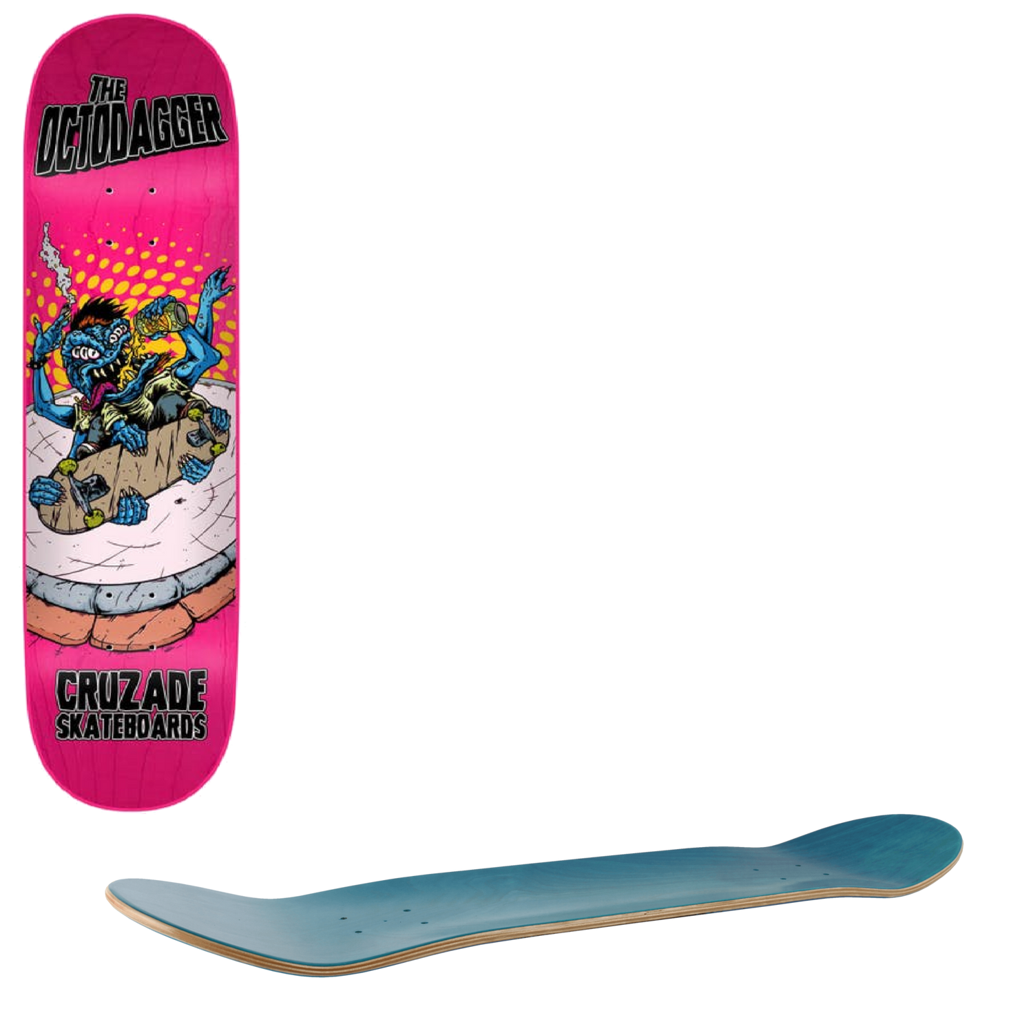 Cruzade The Octodagger Skateboard Deck - 8.25''