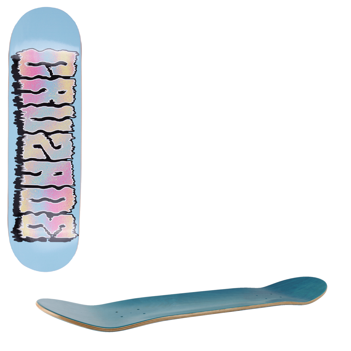 Cruzade Dye Wound Skateboard Deck - 8.25"