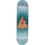 Cruzade Illuminati Pizza Skateboard Deck - 8.125"