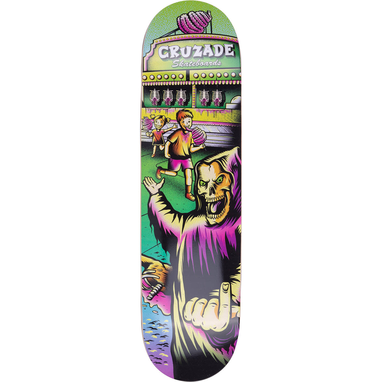 Cruzade Cotton Shop Skateboard Deck - 8.25"