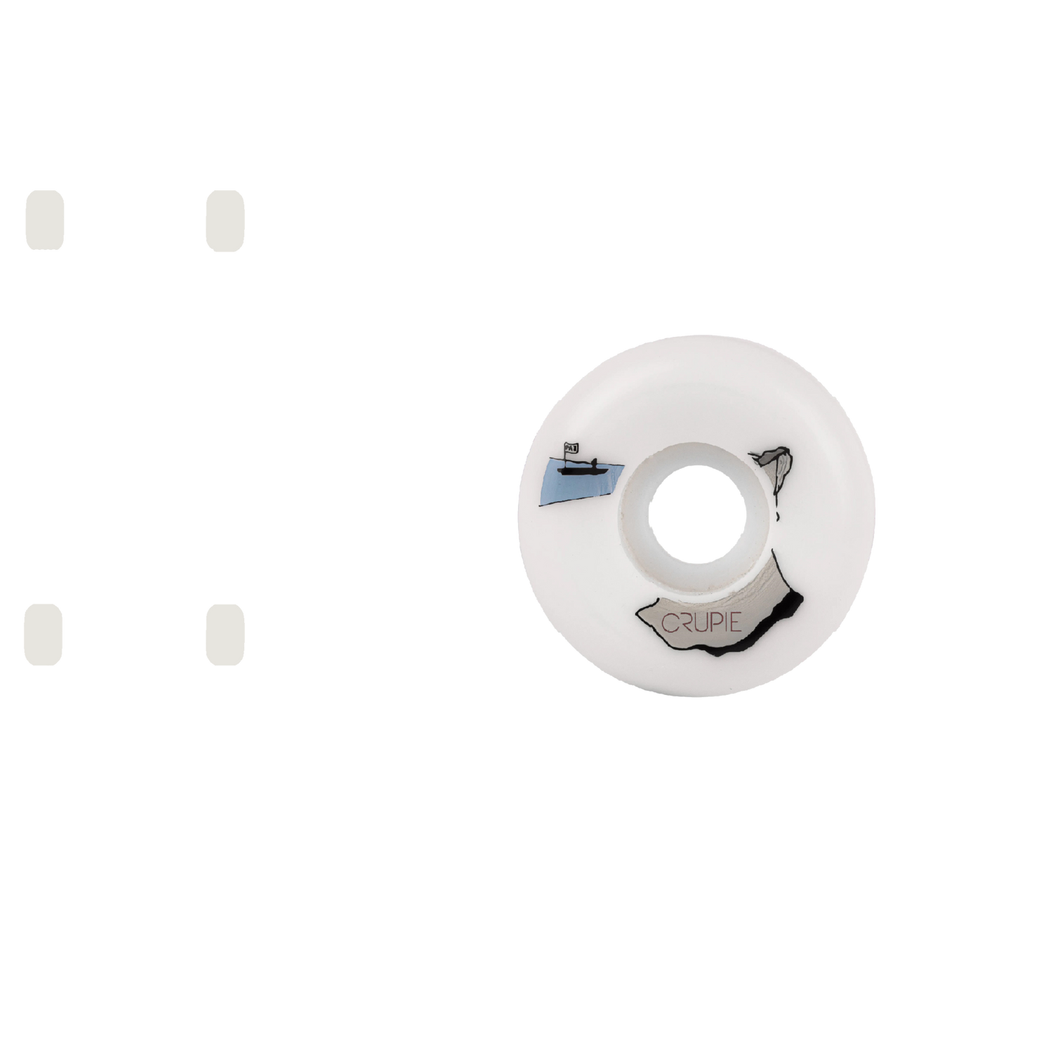 Crupie PAZ Skateboard Wheels - 53mm
