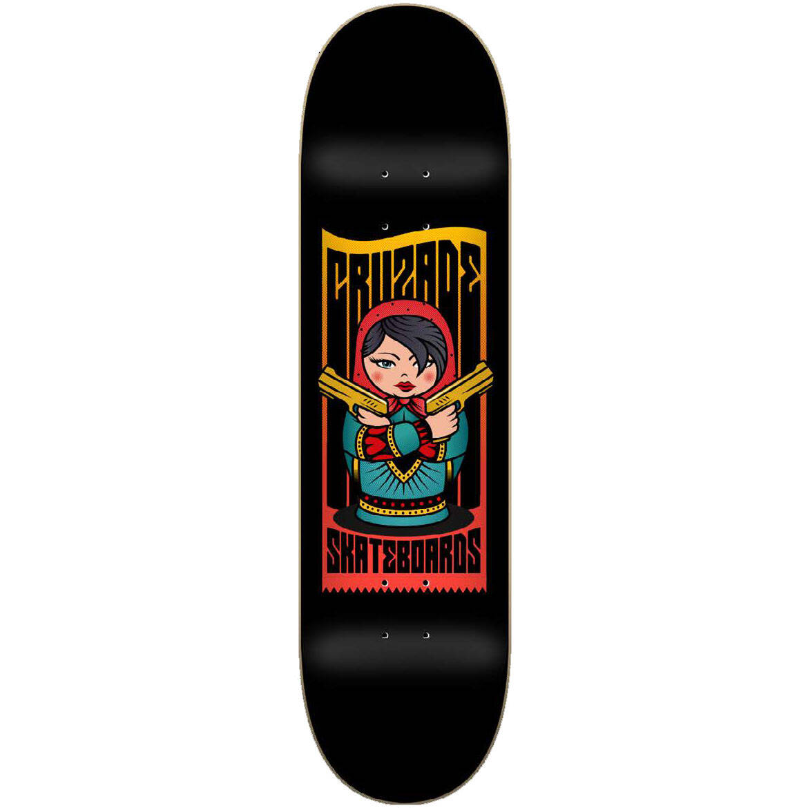 Cruzade Lucky Skateboard Deck - 8.25"
